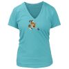 Women's Premium Deep V-Neck T-Shirt Thumbnail