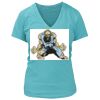 Women's Premium Deep V-Neck T-Shirt Thumbnail