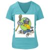 Women's Premium Deep V-Neck T-Shirt Thumbnail