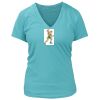 Women's Premium Deep V-Neck T-Shirt Thumbnail