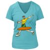 Women's Premium Deep V-Neck T-Shirt Thumbnail