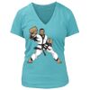 Women's Premium Deep V-Neck T-Shirt Thumbnail
