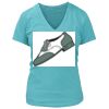 Women's Premium Deep V-Neck T-Shirt Thumbnail