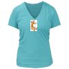 Women's Premium Deep V-Neck T-Shirt Thumbnail