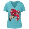 Women's Premium Deep V-Neck T-Shirt Thumbnail