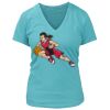 Women's Premium Deep V-Neck T-Shirt Thumbnail