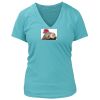Women's Premium Deep V-Neck T-Shirt Thumbnail