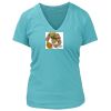 Women's Premium Deep V-Neck T-Shirt Thumbnail