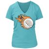 Women's Premium Deep V-Neck T-Shirt Thumbnail