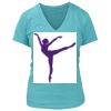 Women's Premium Deep V-Neck T-Shirt Thumbnail