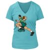 Women's Premium Deep V-Neck T-Shirt Thumbnail