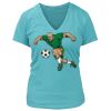 Women's Premium Deep V-Neck T-Shirt Thumbnail
