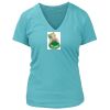 Women's Premium Deep V-Neck T-Shirt Thumbnail