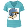Women's Premium Deep V-Neck T-Shirt Thumbnail