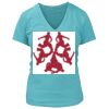 Women's Premium Deep V-Neck T-Shirt Thumbnail