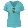 Women's Premium Deep V-Neck T-Shirt Thumbnail