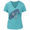 Women's Premium Deep V-Neck T-Shirt Thumbnail