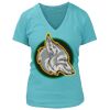 Women's Premium Deep V-Neck T-Shirt Thumbnail
