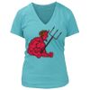 Women's Premium Deep V-Neck T-Shirt Thumbnail
