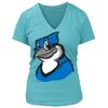 Women's Premium Deep V-Neck T-Shirt Thumbnail