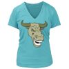 Women's Premium Deep V-Neck T-Shirt Thumbnail