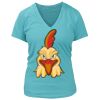 Women's Premium Deep V-Neck T-Shirt Thumbnail