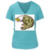 Women's Premium Deep V-Neck T-Shirt Thumbnail