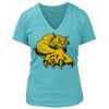 Women's Premium Deep V-Neck T-Shirt Thumbnail