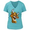 Women's Premium Deep V-Neck T-Shirt Thumbnail