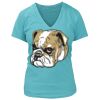 Women's Premium Deep V-Neck T-Shirt Thumbnail