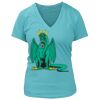 Women's Premium Deep V-Neck T-Shirt Thumbnail