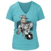 Women's Premium Deep V-Neck T-Shirt Thumbnail
