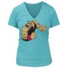 Women's Premium Deep V-Neck T-Shirt Thumbnail