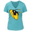 Women's Premium Deep V-Neck T-Shirt Thumbnail