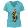 Women's Premium Deep V-Neck T-Shirt Thumbnail
