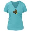 Women's Premium Deep V-Neck T-Shirt Thumbnail