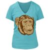 Women's Premium Deep V-Neck T-Shirt Thumbnail
