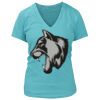 Women's Premium Deep V-Neck T-Shirt Thumbnail