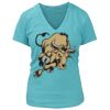 Women's Premium Deep V-Neck T-Shirt Thumbnail