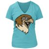 Women's Premium Deep V-Neck T-Shirt Thumbnail
