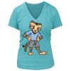 Women's Premium Deep V-Neck T-Shirt Thumbnail
