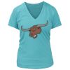 Women's Premium Deep V-Neck T-Shirt Thumbnail