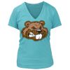 Women's Premium Deep V-Neck T-Shirt Thumbnail