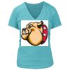 Women's Premium Deep V-Neck T-Shirt Thumbnail
