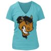 Women's Premium Deep V-Neck T-Shirt Thumbnail