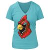 Women's Premium Deep V-Neck T-Shirt Thumbnail