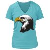 Women's Premium Deep V-Neck T-Shirt Thumbnail