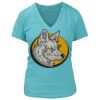 Women's Premium Deep V-Neck T-Shirt Thumbnail
