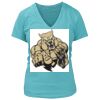 Women's Premium Deep V-Neck T-Shirt Thumbnail