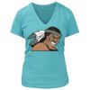 Women's Premium Deep V-Neck T-Shirt Thumbnail